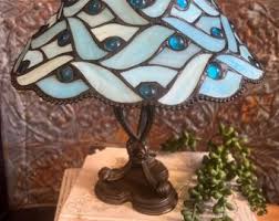 Vintage Partylite “spring Water” Candle Lamp; Tiffany Style ...