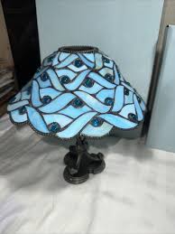 2 PARTYLITE HYDRANGEA CANDELABRA, TIFFANY STYLE SPRING WATER ...