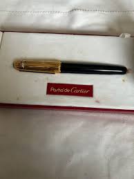 Louis Cartier Pasha, Black Body FP, 18K M Nib-VG Condition ...