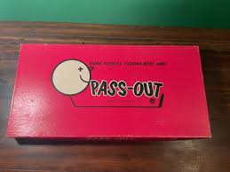 Vintage 1971 Frank Bresee's Pass-Out Adult Drinking Board ...