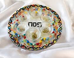 Seder Plate for Passover, Jewish Wedding Gift, Modern ...