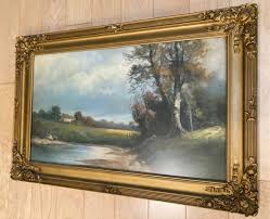 Antique 1920's Beautifully Framed Pastel Landscape Painting , Nice Quality | eBay