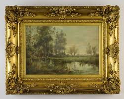 Ernest Parton / A RIVER LANDSCAPE Signed | eBay