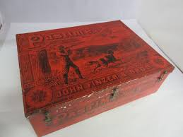 VINTAGE PAST TIME BEAUTIFUL STORE BIN COUNTER DISPLAY ADVERTISING 660-J | eBay