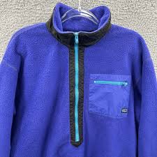 Vintage Patagonia Fleece Jacket Mens Large Purple ...