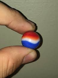 I have a marble that looks like the Pepsi logo : r ...