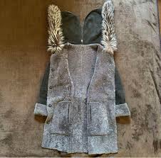 Yves Salomon 2 way reversible coat mouton Fur boa long size 38 M with Food Japan | eBay