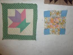 15 Beautiful Quilt Blocks Fabrics Mixed Patterns Vintage ...