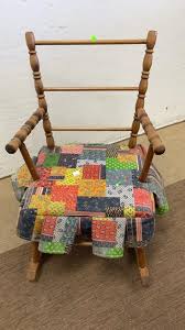 Sold at Auction: Childs Wooden Rocking Chair