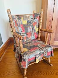 Vintage wooden rocking chair