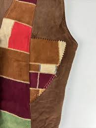 Vintage Cherokee Togs Women's Leather Colorful Patchwork ...