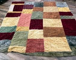 Vintage Hand Stitched 76 by 84 Inches Quilt Large Blocks. - Etsy