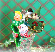 1 Vintage Kitschy Christmas Pick - Etsy