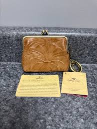 NWT Patricia Nash Borse Tooled Italian Leather Coin Purse ...