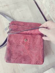 Relic Red Crossbody Messager Bag Purse Western Paisley ...