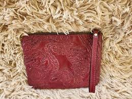 patricia nash cassini wristlet Deep Raspberry | eBay