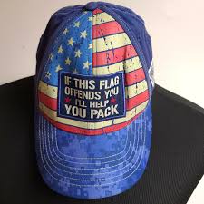 If This Flag Offends You I'll Help You Pack Cap Hat Buck Wear ...