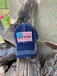Land of the Free Vintage Distressed Baseball Hat With ...