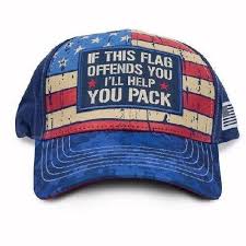 If This Flag Offends You I'll Help You Pack Cap Hat – Red ...