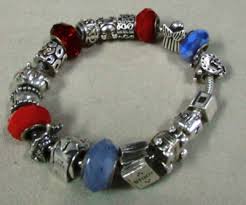 Pandora Charm Bracelet with Whimsical Frog, Fish, Bird, Red ...