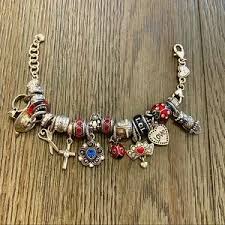 Brighton | Jewelry | Brighton 775 Bracelet With 2 Charms ...