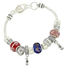 Best Friend Murano Charm Bead Bracelet Pandora Inspired ...