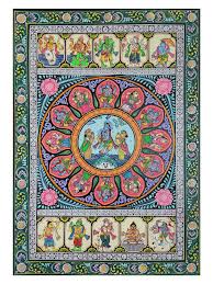 Bungalow Rose Dashavatar Of Lord Krishna | Watercolor On ...