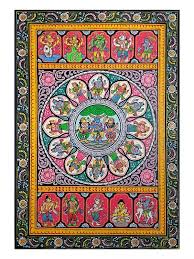 exotic india Lord Krishna And Gopis - Dashavatar ...