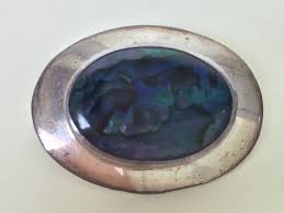 Vintage Signed Ben F. Chavez Sterling Silver Brooch Pendant ...