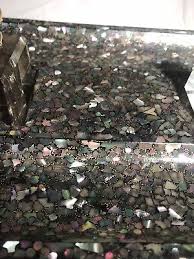 Antique Signed Mother Of Pearl Desk Set with 2 Glass inkwells | eBay