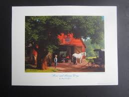 Old Vintage 1940's - HORSE and BUGGY DAYS - Paul Detlefsen ...