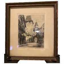 Similar Items to Vintage Original Steel Plate Etching of ...