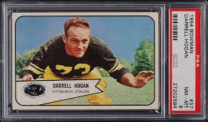 1954 Bowman FB Card # 37 Darrell Hogan Pittsburgh Steelers ...