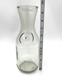 Vintage Embossed Glass Milk Bottle Wine Carafe Decanter. - Etsy Canada