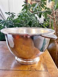 Vintage Silver Plated Ice Bowl From the Waldorf-Astoria Hotel | Chairish