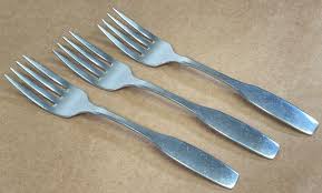 VINTAGE 3PC ONEIDA COMMUNITY STAINLESS PAUL REVERE SALAD ...