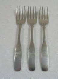 3) Oneida Community PAUL REVERE Stainless Salad Forks *SHIPS ...
