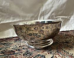 Sheridan Silver Paul Revere Bowl Replica With Note 8” Vintage | eBay