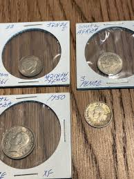 1939-1959 SOUTH AFRICA COINS 3p & 6P GEORGE VI & QE II | eBay