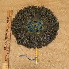 Antique Feather Fan | eBay