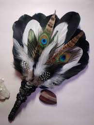 Peacock Feather Fans - Etsy