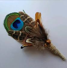 Mans Peacock Buttonhole - Etsy UK