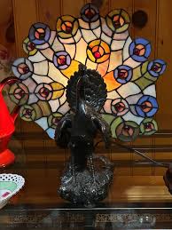 L0 - Stained Glass Peacock Lamp · Whatnot: Shop, Sell, Connect