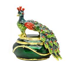 Peacock Trinket Box – beautyencounter