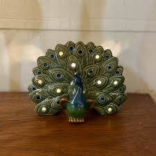 Vintage Peacock Small TV Light - Ocean Springs Mercantile