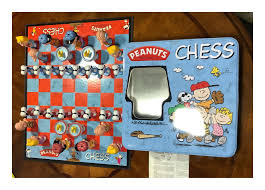 Peanuts Chess Set - Etsy