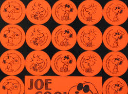 Snoopy Joe Cool and Woodstock Fluorescent Stickers | snoopn4pnuts.com