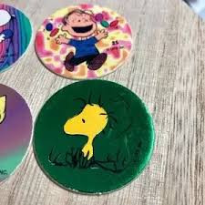 Peanuts | Toys | Vintage 9s Pogs Collection Peanuts Charlie Brown | Poshmark