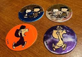 RARE NEW VINTAGE Lot of Peanuts Gang Pogs, Metal Slammer (Coin) & Board--Snoopy $13.99 - PicClick