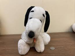 Vintage 1968 Peanuts SNOOPY Plush Dog United Features ...